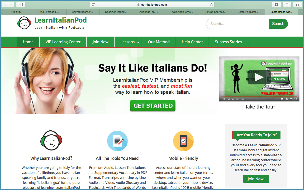Learn Italian Pod